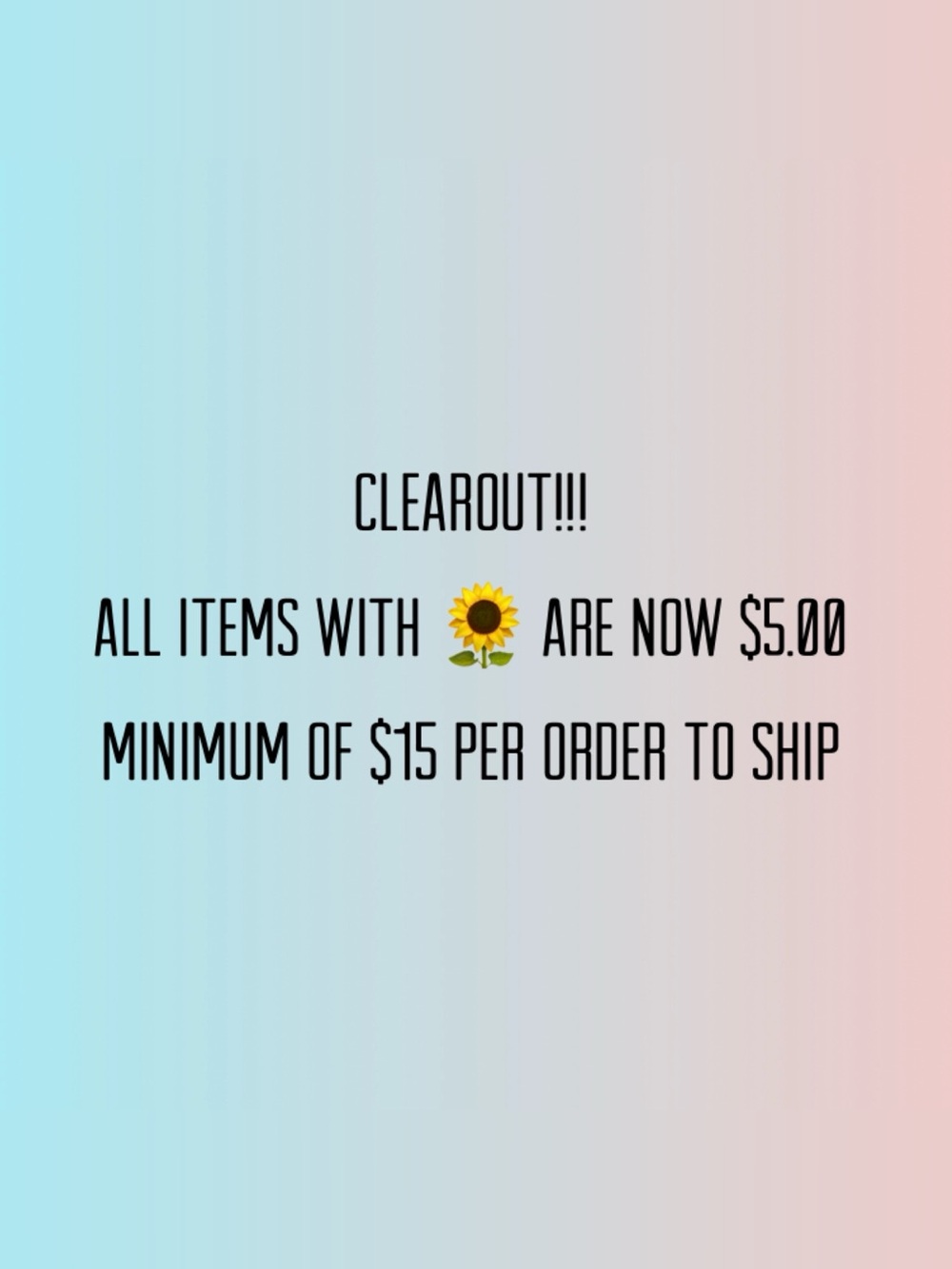 Clearout Sale Graphic - Pastel Gradient Design
